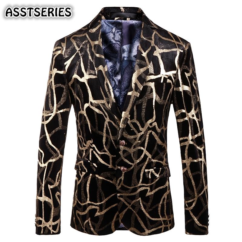 Men's Suits & Blazers Velvet Blazer Male British Style Single Breasted Personality Pattern Wedding Mens Fashion Slim Fit And Jackets Men, Picture shown
Men's Suits & Blazers Velvet Blazer Male British Style Single Breasted Personality Pattern Wedding Mens Fashion Slim Fit And Jackets Men, Picture shown