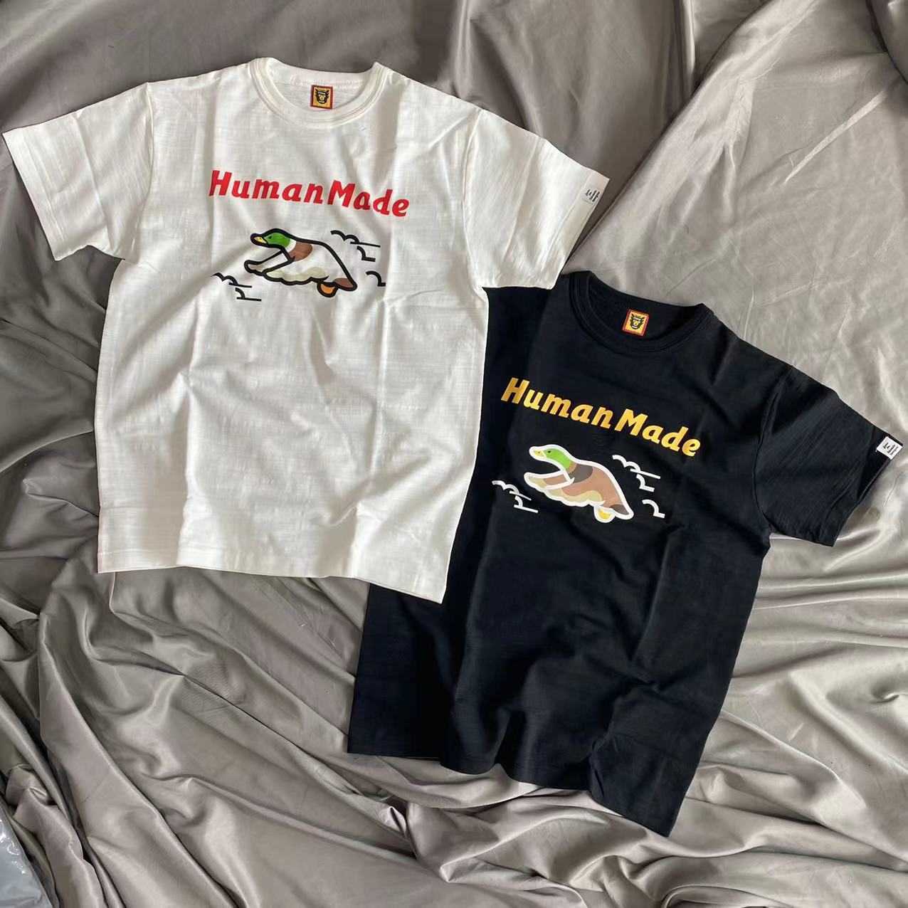 Men's T-Shirts Japanese Human Made T-shirt Men Women 1 1 Green Head Flying Duck T-shirt Loose Human Made Short Sleeve T-shirt L230317, White
Men's T-Shirts Japanese Human Made T-shirt Men Women 1 1 Green Head Flying Duck T-shirt Loose Human Made Short Sleeve T-shirt L230317, White