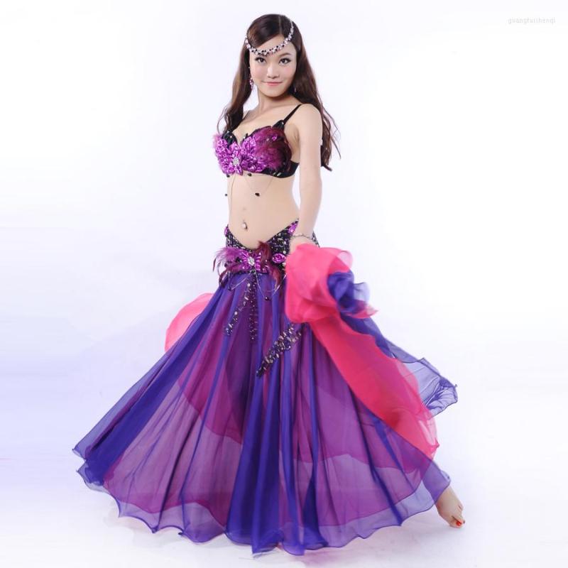 Stage Wear Performance Belly Dancing Costumes Oriental Style Rhinestone Bra With Feather Tassel Belt Chiffon Skirt Dance 3pcs, Red
Stage Wear Performance Belly Dancing Costumes Oriental Style Rhinestone Bra With Feather Tassel Belt Chiffon Skirt Dance 3pcs, Red