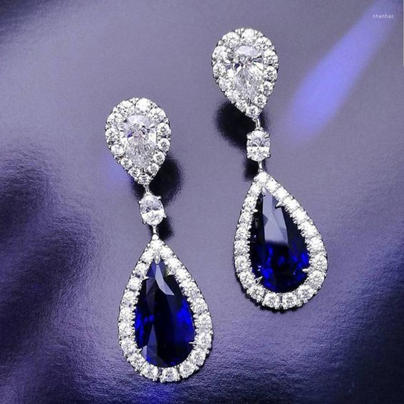 Dangle Earrings White Stone Water Drop Earring Blue For Women Wedding Engagement Birthday F3Q456
Dangle Earrings White Stone Water Drop Earring Blue For Women Wedding Engagement Birthday F3Q456