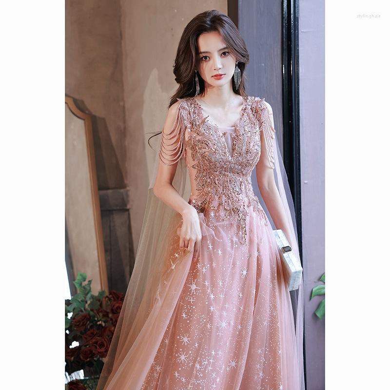 Party Dresses Evening Dress Female 2023 Spring Heavy Industry Long Banquet Style Celebrity Hostess Pink Star Sky
Party Dresses Evening Dress Female 2023 Spring Heavy Industry Long Banquet Style Celebrity Hostess Pink Star Sky