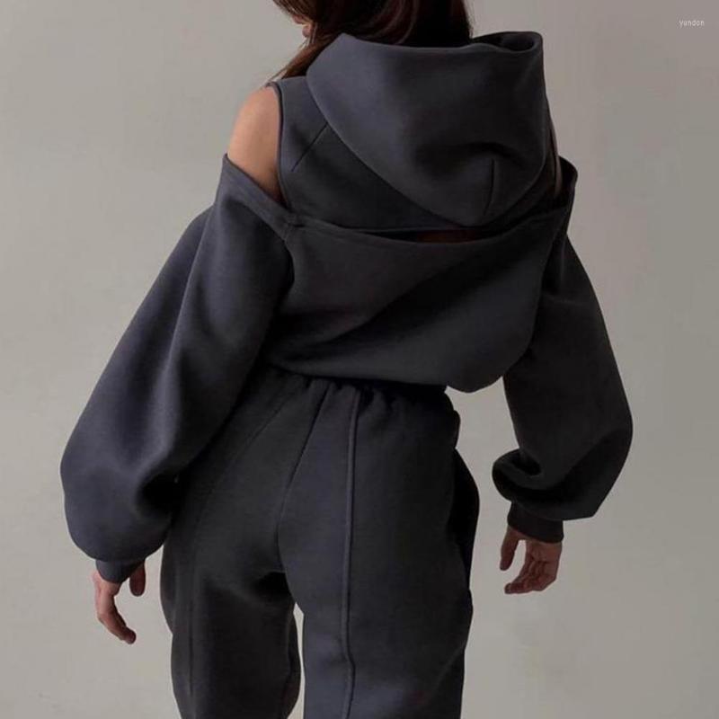 Running Sets Women 2 Piece Sportswear 2023 Female Casual Hollow Hoodies Outfits Women's Trouser Suit Waist Elastic Sweatpants, White
Running Sets Women 2 Piece Sportswear 2023 Female Casual Hollow Hoodies Outfits Women's Trouser Suit Waist Elastic Sweatpants, White