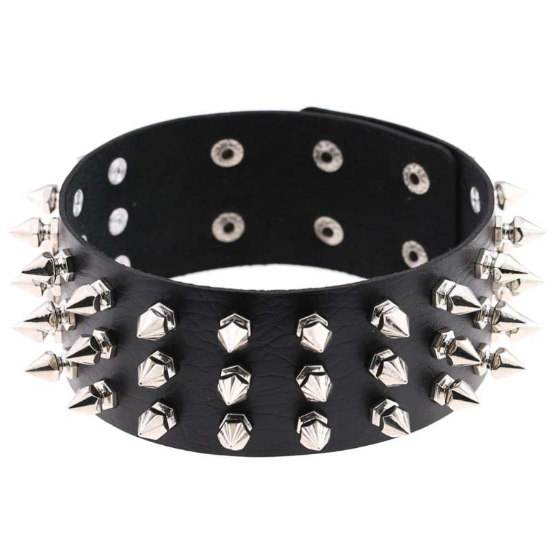 Choker Chokers Punk Rock Vintage Spike Rivets Wide Black Rose PU Leather Torques Collar Colier Boho Necklace Women Femme Jewelry
Choker Chokers Punk Rock Vintage Spike Rivets Wide Black Rose PU Leather Torques Collar Colier Boho Necklace Women Femme Jewelry
