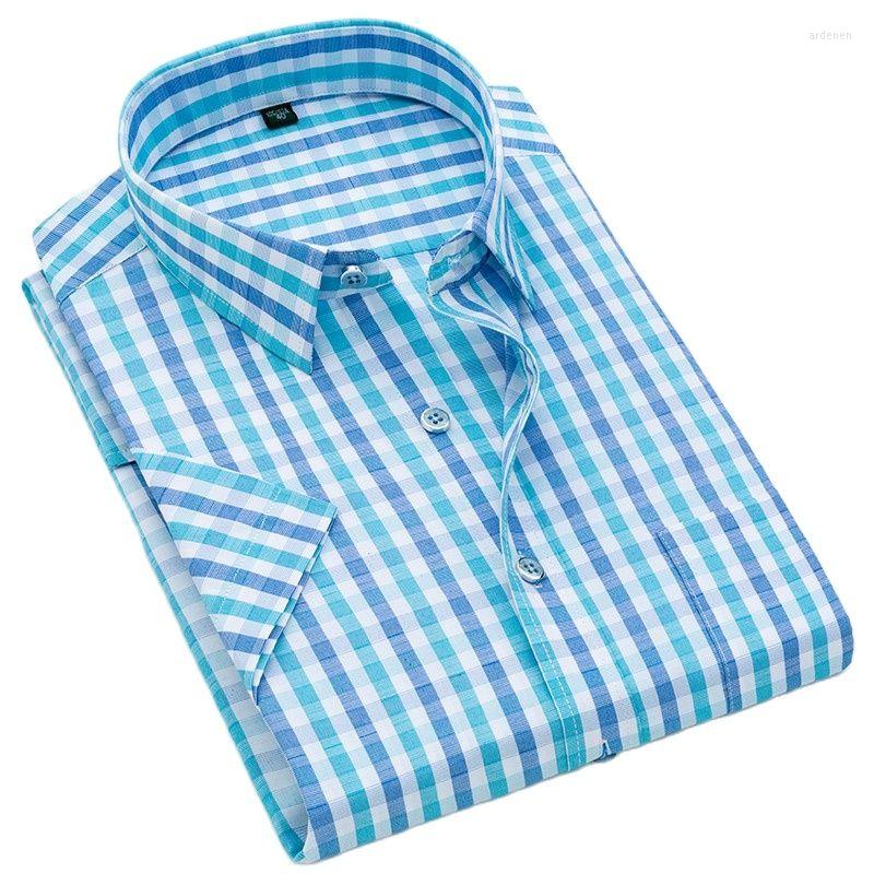 Men's Casual Shirts Summer Short Sleeve Plaid Cotton Shirt Classic Fit Button-down Comfortable Soft Striped Solid Checked, Sky blue
Men's Casual Shirts Summer Short Sleeve Plaid Cotton Shirt Classic Fit Button-down Comfortable Soft Striped Solid Checked, Sky blue