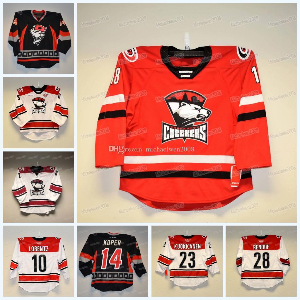 Charlotte Checkers Hockey Jersey AHL Custom Women Youth Cole Schwindt Logan Hutsko Alexander True Kole Lind Zac Dalpe Connor Carrick Cale Fl, White
Charlotte Checkers Hockey Jersey AHL Custom Women Youth Cole Schwindt Logan Hutsko Alexander True Kole Lind Zac Dalpe Connor Carrick Cale Fl, White