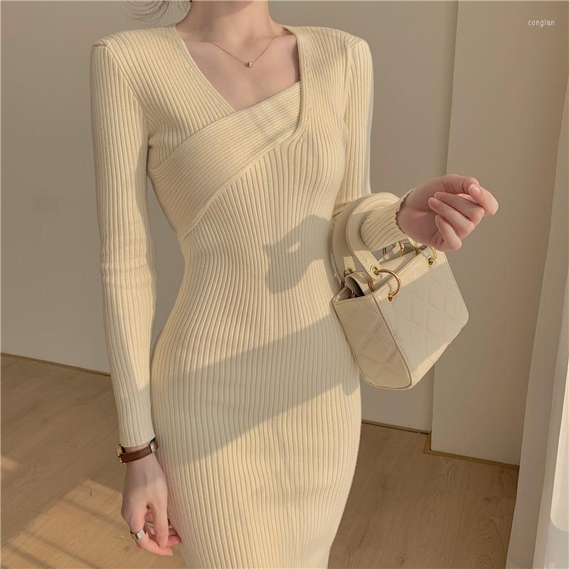 Casual Dresses Women V Neck Maxi Knitted Elegant Solid Bodycon Long Sleeve Sweater Dress 2023 Spring Office Lady Sexy, Gray
Casual Dresses Women V Neck Maxi Knitted Elegant Solid Bodycon Long Sleeve Sweater Dress 2023 Spring Office Lady Sexy, Gray