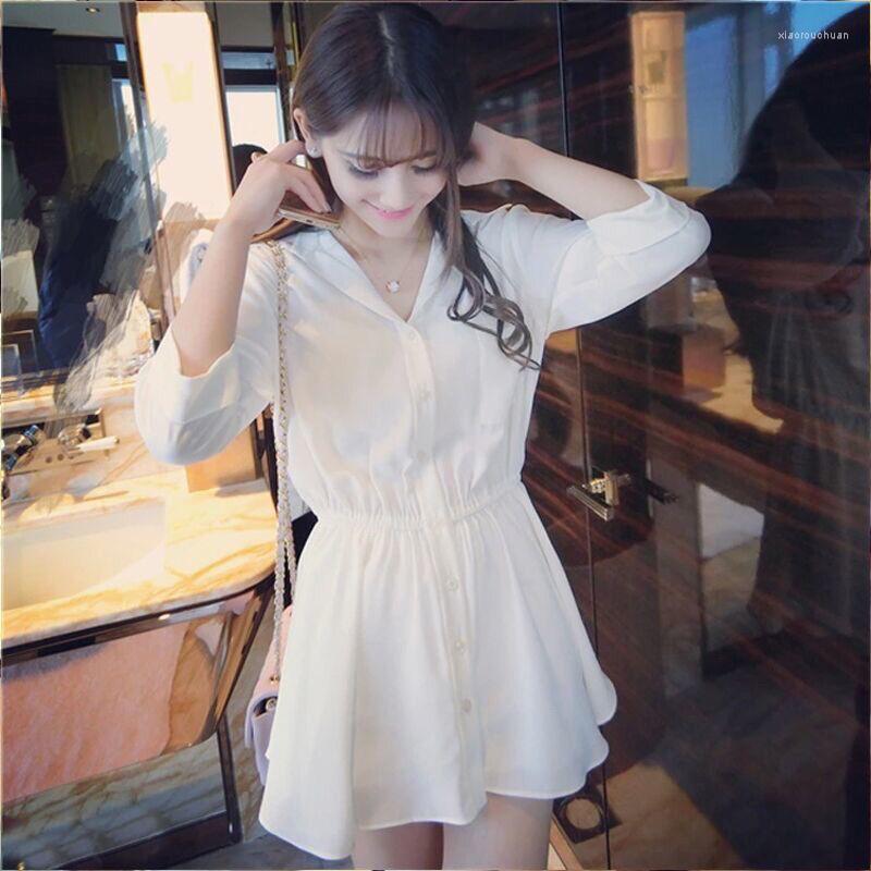 Casual Dresses 2023 Slim-Fit Dress Women' Summer Skirt Student Chiffon A- Line Woman Vestido De Mujer Femme Robe, 01
Casual Dresses 2023 Slim-Fit Dress Women' Summer Skirt Student Chiffon A- Line Woman Vestido De Mujer Femme Robe, 01