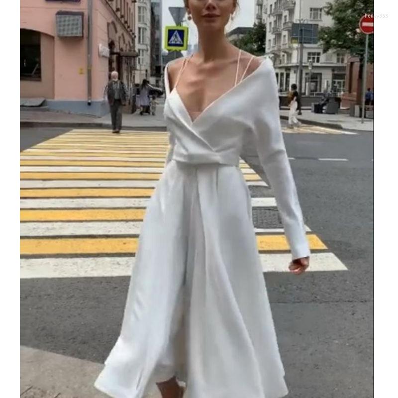 Casual Dresses CFFD-048 2023Y Arrival Sexy White Slip Dress Two Pieces Slim Fit Women Long With Outer
Casual Dresses CFFD-048 2023Y Arrival Sexy White Slip Dress Two Pieces Slim Fit Women Long With Outer