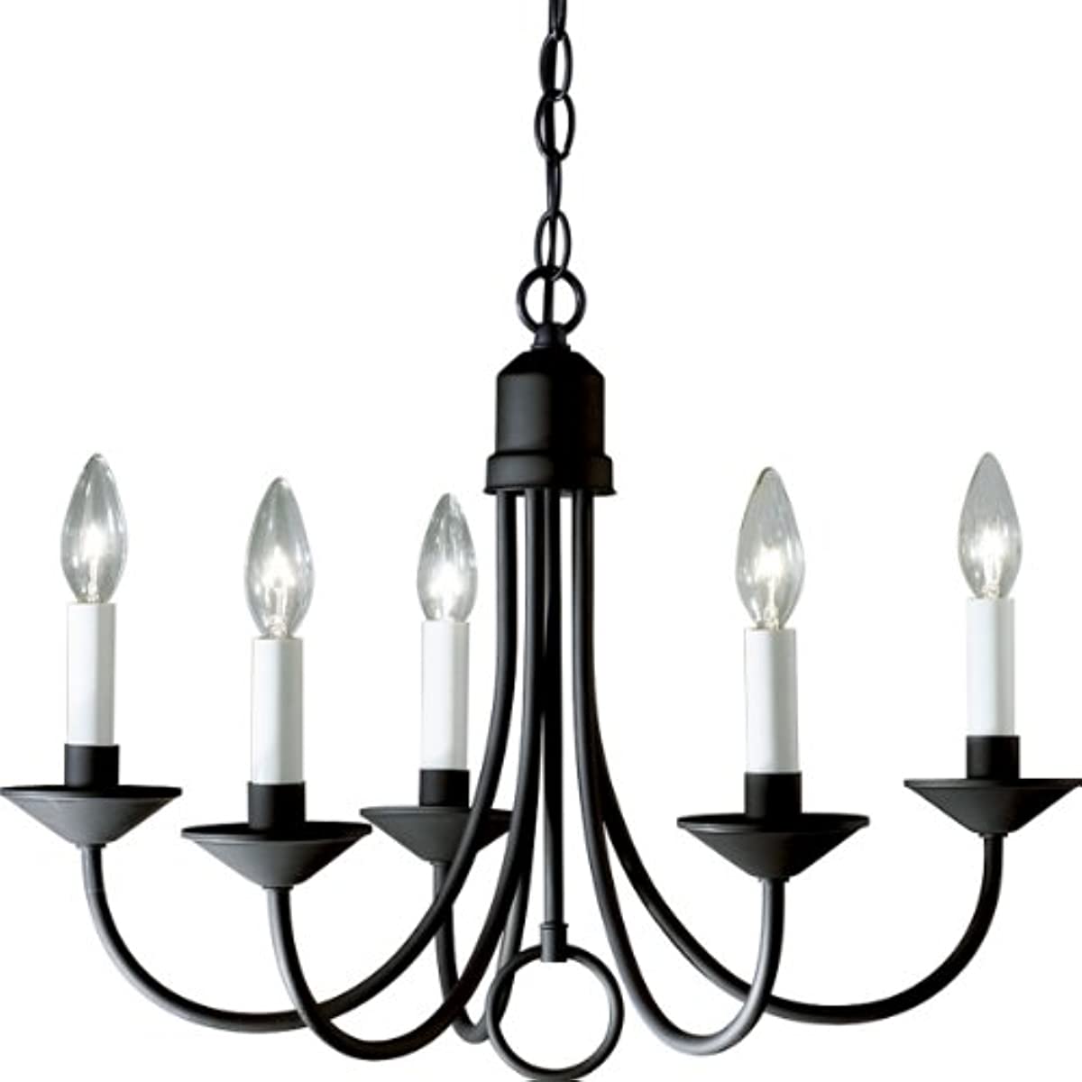 Progress Lighting P4008-31 Five Light Chandeliers, 21-Inch Diameter x 16-Inch Height, Black
Progress Lighting P4008-31 Five Light Chandeliers, 21-Inch Diameter x 16-Inch Height, Black