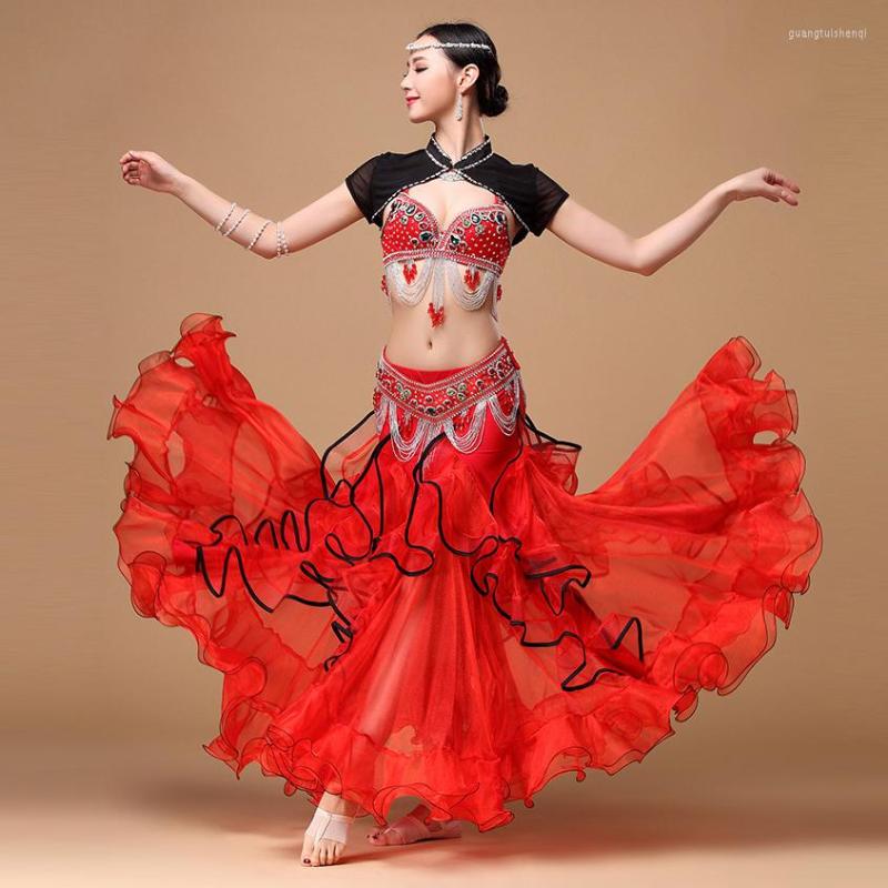 Stage Wear Arrival 2023 Belly Dance Clothing 3pcs Outfit Women Costume Beads Bra Belt Skirt Oriental Costumes, Red
Stage Wear Arrival 2023 Belly Dance Clothing 3pcs Outfit Women Costume Beads Bra Belt Skirt Oriental Costumes, Red