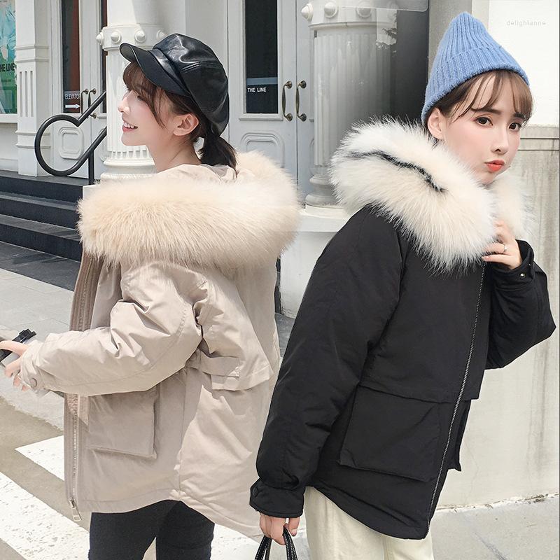 Men's Down 2023 Luxury Designer Padded Jacket Women's Korean Style Big Fur Collar Thick Loose Student Cotton-padded, Black
Men's Down 2023 Luxury Designer Padded Jacket Women's Korean Style Big Fur Collar Thick Loose Student Cotton-padded, Black