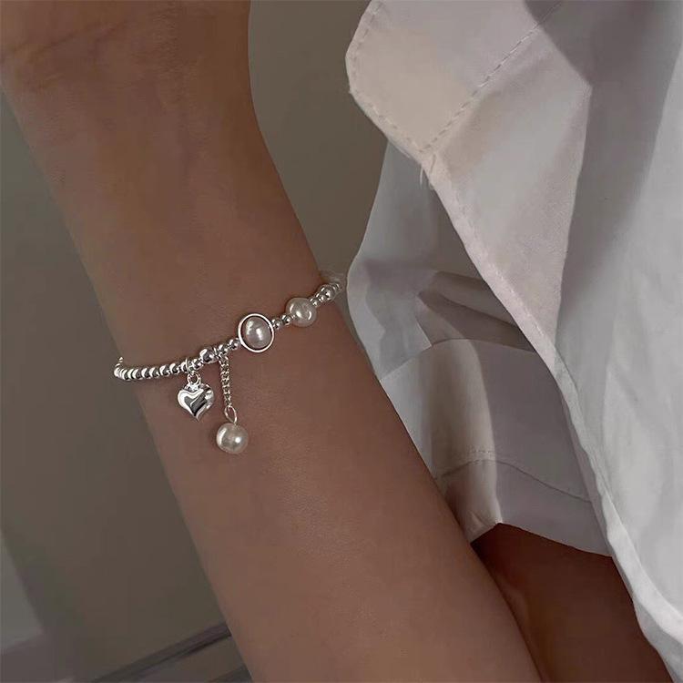 Strand Beaded Strands Trendy Freshwater Pearls Hand Chain Exquisite Heart Bracelet Women's Korean Style Natural Pearl Jewelry Vintage
Strand Beaded Strands Trendy Freshwater Pearls Hand Chain Exquisite Heart Bracelet Women's Korean Style Natural Pearl Jewelry Vintage