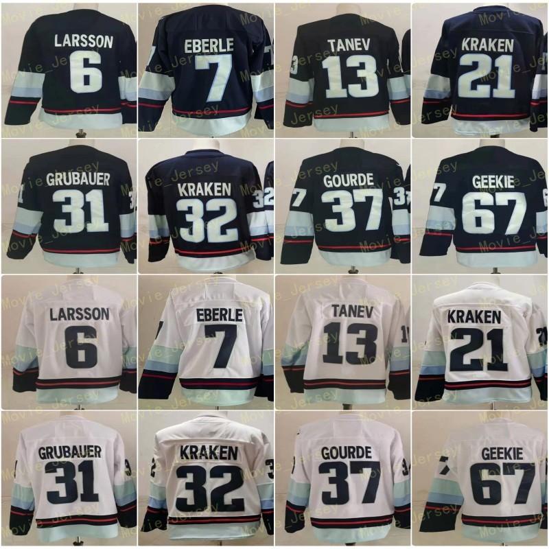 Men Ice Hockey 6 Adam Larsson Jersey 7 Eberle 21 32 13 Brandon Tanev 17 Jaden Schwartz 31 Philipp Grubauer 37 Yanni Gourde 67 Morgan Geekie, Blue
Men Ice Hockey 6 Adam Larsson Jersey 7 Eberle 21 32 13 Brandon Tanev 17 Jaden Schwartz 31 Philipp Grubauer 37 Yanni Gourde 67 Morgan Geekie, Blue