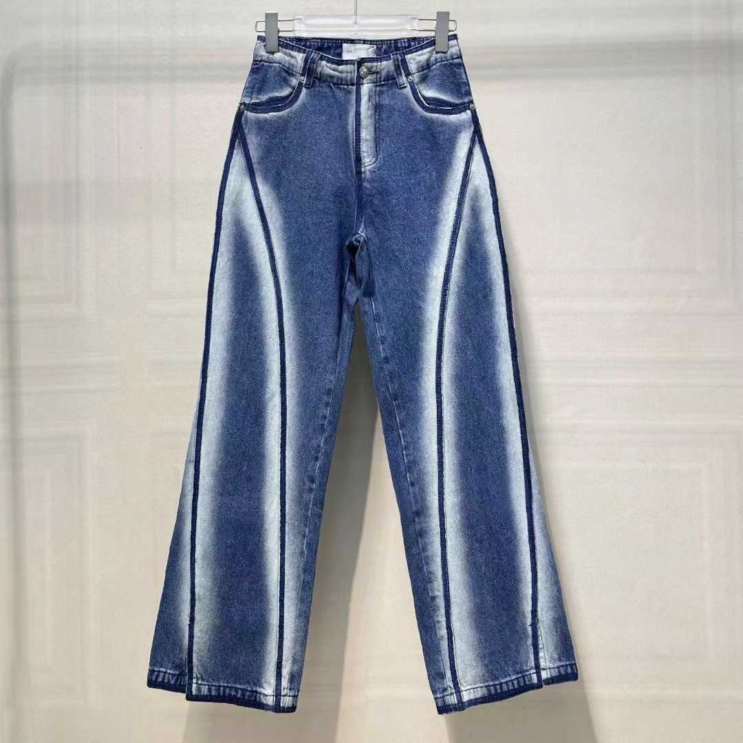 Autumn 2022 Xiaoxiangjia's New Gradient Blue Jeans Women's Design Sense Fashion High Waist Straight-Through Floor Towers, Blue4
Autumn 2022 Xiaoxiangjia's New Gradient Blue Jeans Women's Design Sense Fashion High Waist Straight-Through Floor Towers, Blue4