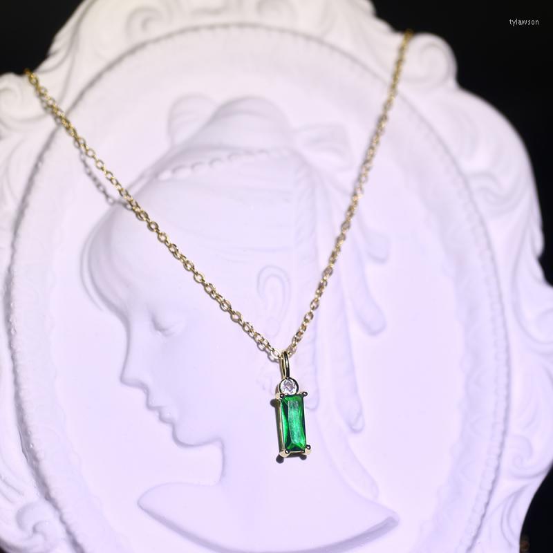 Pendant Necklaces Fashion Simple Personality Green Natural Crystal Necklace Boho Party Wedding Zircon Clavicle Chain Jewelry For Women
Pendant Necklaces Fashion Simple Personality Green Natural Crystal Necklace Boho Party Wedding Zircon Clavicle Chain Jewelry For Women