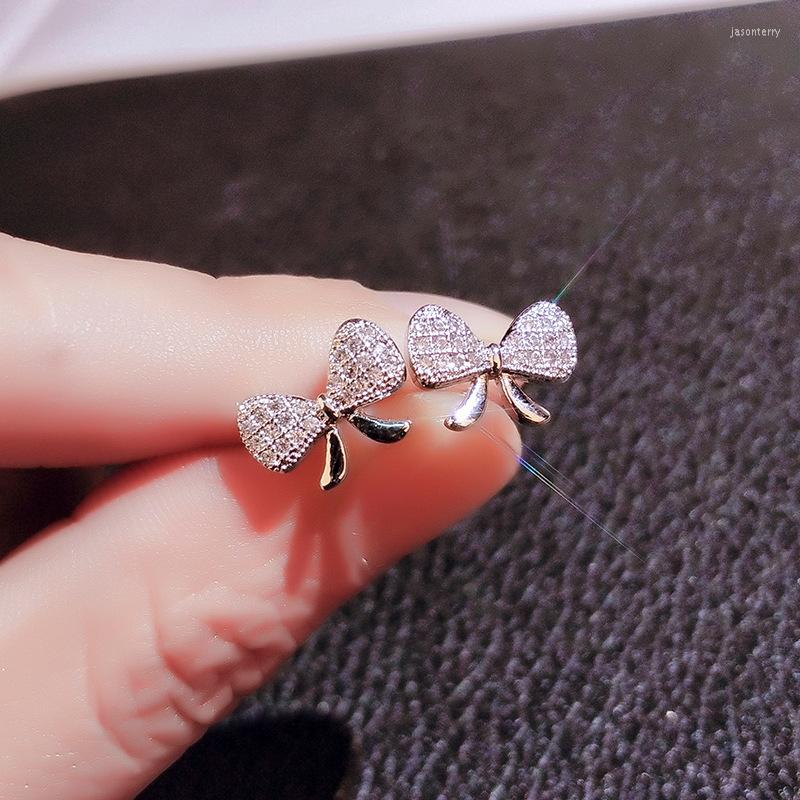 Stud Earrings 2023 Silver Color Cute Bowknot With Bling Zircon Stone Fashion Jewelry Korean
Stud Earrings 2023 Silver Color Cute Bowknot With Bling Zircon Stone Fashion Jewelry Korean