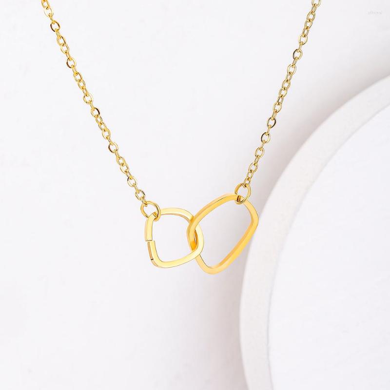 Pendant Necklaces 2 Geometric Irregular Crossing Necklace For Women Gold Color Neck Chain Stainless Steel Gift Jewelry 2023
Pendant Necklaces 2 Geometric Irregular Crossing Necklace For Women Gold Color Neck Chain Stainless Steel Gift Jewelry 2023