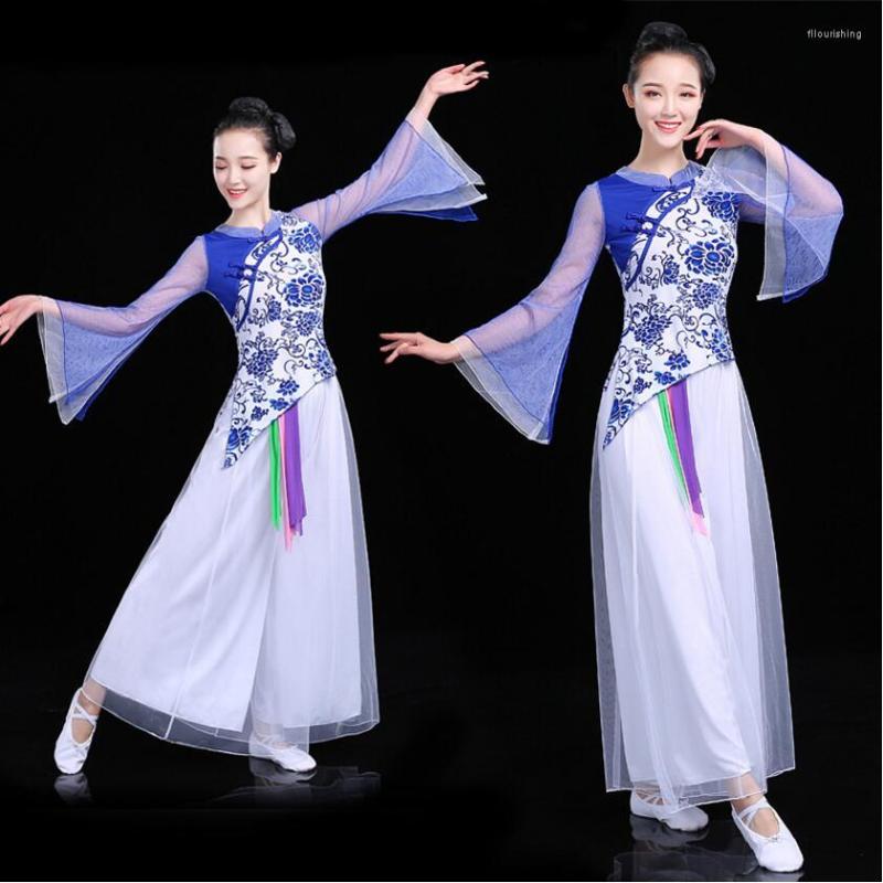 Stage Wear Chinese Dance Costume Traditional Outfit For Singers Women Tang Suit Hanfu Style Dress Folk Festival Performance, Blue
Stage Wear Chinese Dance Costume Traditional Outfit For Singers Women Tang Suit Hanfu Style Dress Folk Festival Performance, Blue