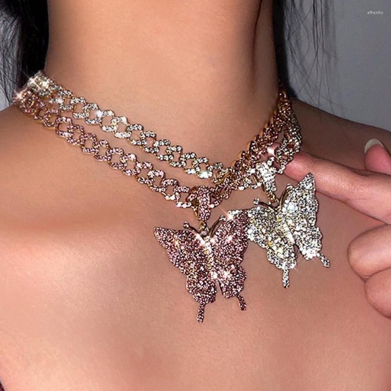Chains Iced Out Bling Red Rhinestones Paved Butterfly Chunky Metal Cuban Chain For Women Crystal Big Pendant Link Choker Necklace
Chains Iced Out Bling Red Rhinestones Paved Butterfly Chunky Metal Cuban Chain For Women Crystal Big Pendant Link Choker Necklace