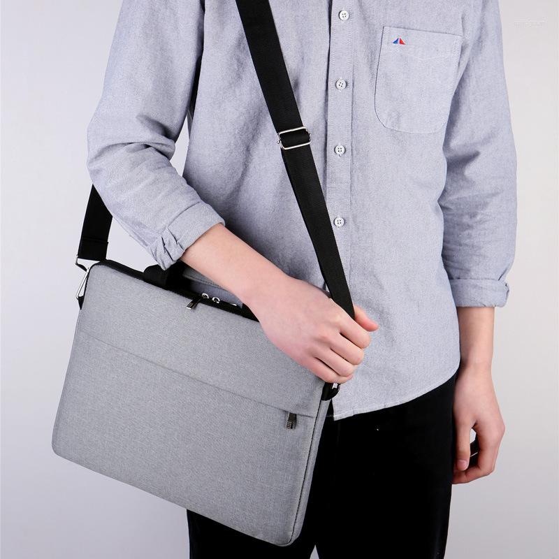 Briefcases Oxford Briefcase Tote Bag 15.6" Laptop Tablet Notebook Single Shoulder Strap Bags A4 Paper Solid Color, No shoulder strap
Briefcases Oxford Briefcase Tote Bag 15.6" Laptop Tablet Notebook Single Shoulder Strap Bags A4 Paper Solid Color, No shoulder strap