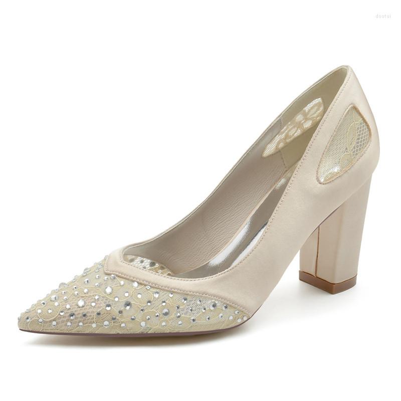 Dress Shoes Lace Beaded Wedding For Bride Block Heel Pointed Toe Slip On Women Chunky Heels Pump For/Engagement/Evening/Prom, Ivory
Dress Shoes Lace Beaded Wedding For Bride Block Heel Pointed Toe Slip On Women Chunky Heels Pump For/Engagement/Evening/Prom, Ivory