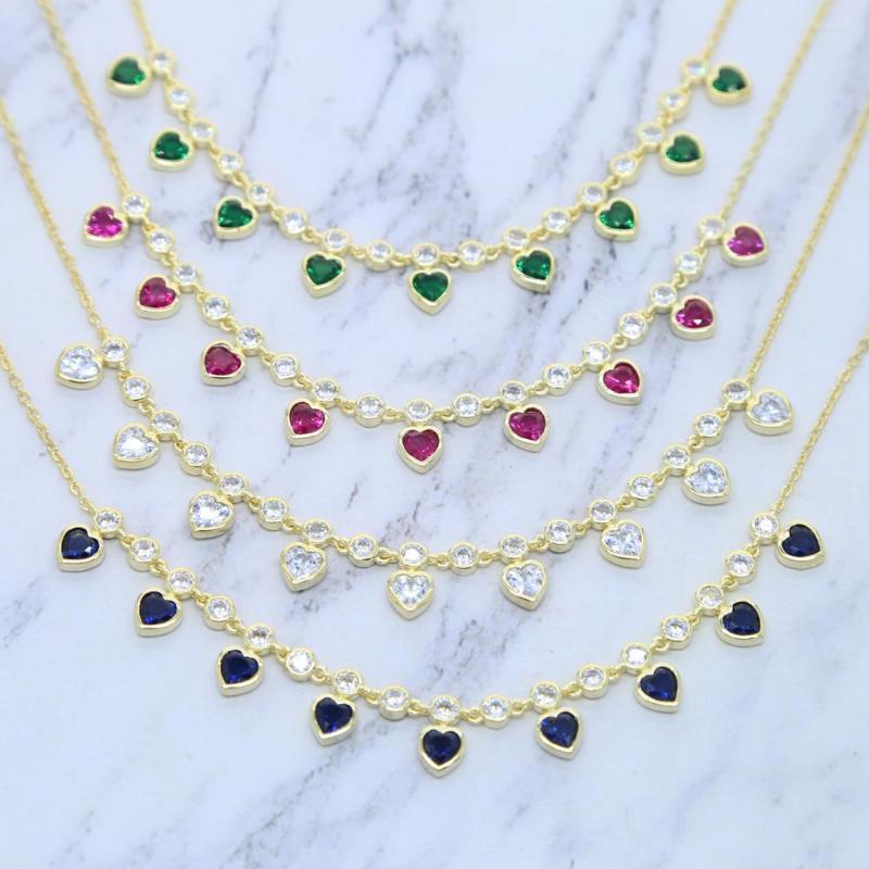 Pendant Necklaces Minimal Colorful Clear Red Green Blue Cubic Zirconia CZ Paved Sparking Mini Bezel Heart Charm Choker Dainty Fashion
Pendant Necklaces Minimal Colorful Clear Red Green Blue Cubic Zirconia CZ Paved Sparking Mini Bezel Heart Charm Choker Dainty Fashion