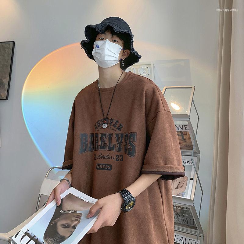 Men' T Shirts American Fashion Brand Creative Printing Round Neck T-shirt Ins Loose Vintage Clothes Summer Half Sleeve Couple Top, Khaki
Men' T Shirts American Fashion Brand Creative Printing Round Neck T-shirt Ins Loose Vintage Clothes Summer Half Sleeve Couple Top, Khaki