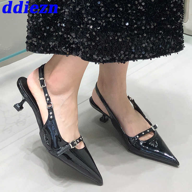 Rivet Ladies High Heels Shoes Sandals Fashion Buckle Female Shallow Pointed Toe Heels Shoes for Women Pumps 2023 Luxury 0316, Black
Rivet Ladies High Heels Shoes Sandals Fashion Buckle Female Shallow Pointed Toe Heels Shoes for Women Pumps 2023 Luxury 0316, Black