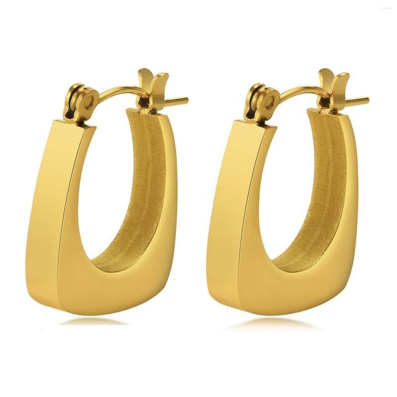 Hoop Earrings Design U-shaped Minimalist Irregular Rectangle Gold For Women Punk Stainless Steel Jewelry Gift
Hoop Earrings Design U-shaped Minimalist Irregular Rectangle Gold For Women Punk Stainless Steel Jewelry Gift