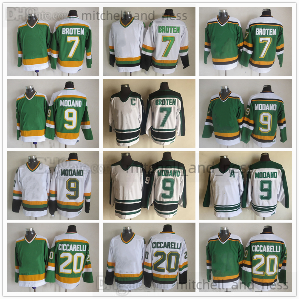 Movie Vintage Hockey Jersey Retro CCM Embroidery 9 Mike Modano Jersey 7 Neal Broten 20 Dino Ciccarelli Jerseys, Aspicture (with team name)
Movie Vintage Hockey Jersey Retro CCM Embroidery 9 Mike Modano Jersey 7 Neal Broten 20 Dino Ciccarelli Jerseys, Aspicture (with team name)