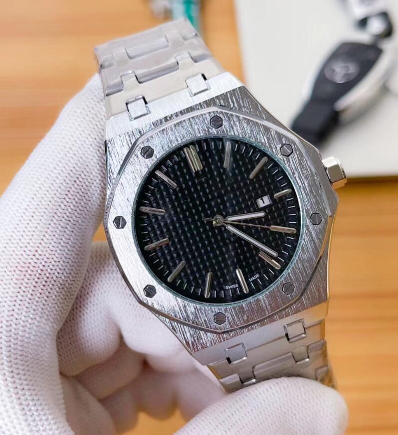 Mens Watch 41mm Master Automatic Quartz Sapphire Classic Fashion Stainless Steel 5AT Waterproof Luminous montre de luxe
Mens Watch 41mm Master Automatic Quartz Sapphire Classic Fashion Stainless Steel 5AT Waterproof Luminous montre de luxe
