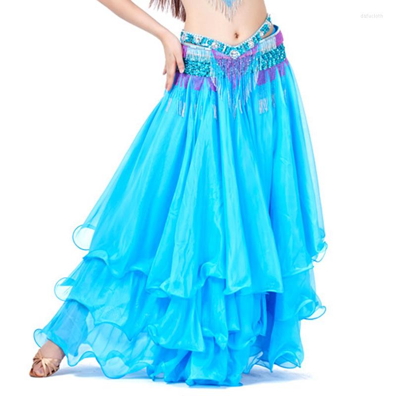 Stage Wear 14 Colors Women Belly Dance Clothes Full Circle Maxi Skirts 3 Layers Ruffles Long (without Belt), Beige
Stage Wear 14 Colors Women Belly Dance Clothes Full Circle Maxi Skirts 3 Layers Ruffles Long (without Belt), Beige