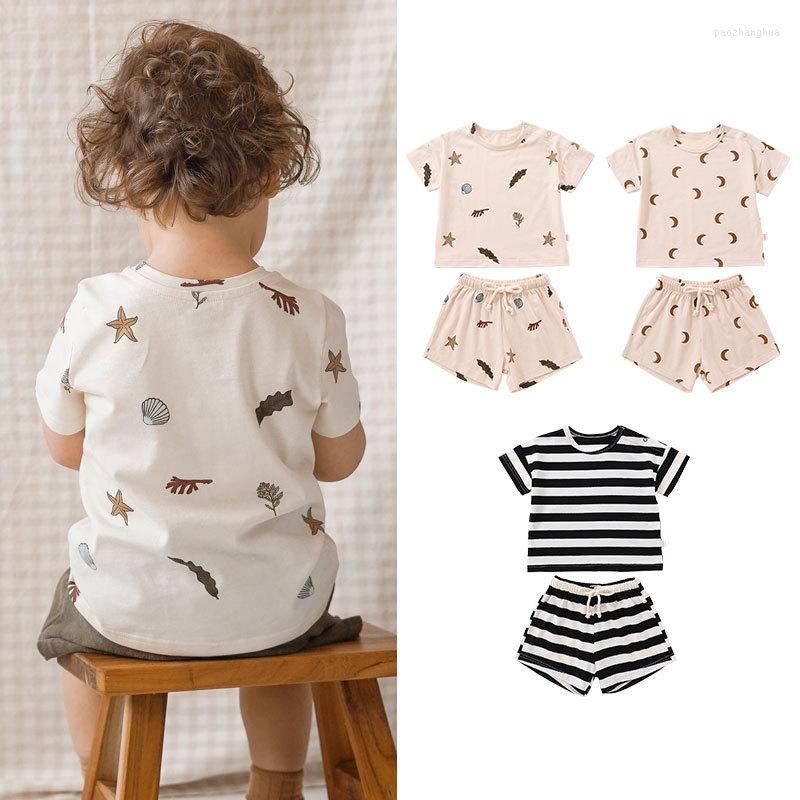 Clothing Sets Baby Clothes Summer Short Sleeve Suit Girls' Cotton T-shirt Boys' Printed Shorts Set, Picture shown
Clothing Sets Baby Clothes Summer Short Sleeve Suit Girls' Cotton T-shirt Boys' Printed Shorts Set, Picture shown