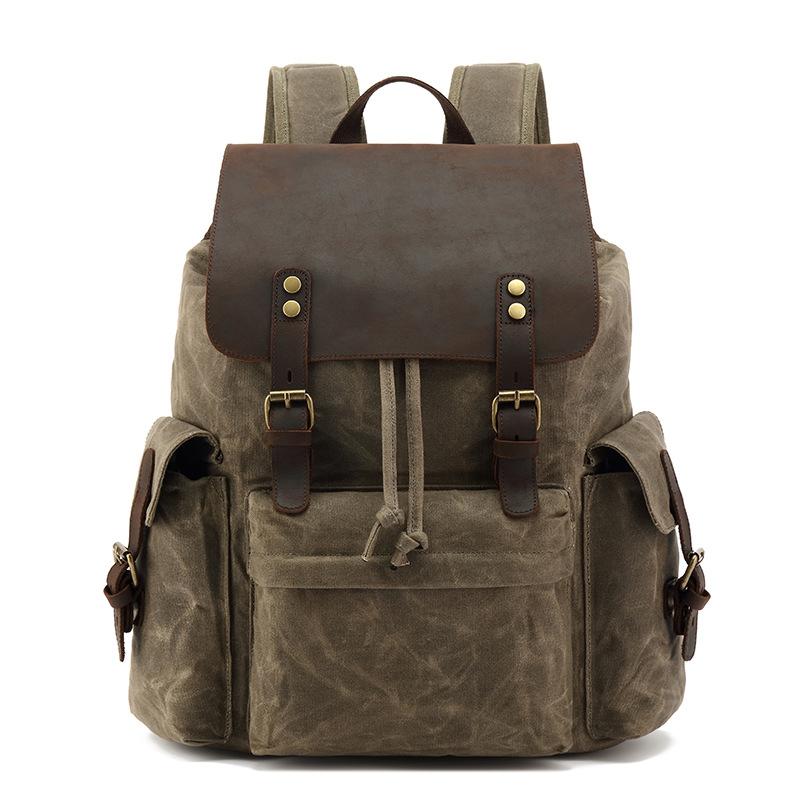 Backpack Men's Leisure School Bag Large Capacity Travel Canvas Outdoor Mountaineering Computer BackpackBackpack, Khaki
Backpack Men's Leisure School Bag Large Capacity Travel Canvas Outdoor Mountaineering Computer BackpackBackpack, Khaki