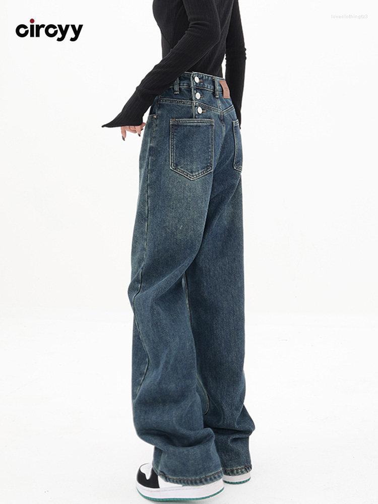 Women's Jeans Baggy Women High Waisted Irregular Blue Denim Pants Fashion Street Spring Button Wide Leg Loose Y2K Trousers
Women's Jeans Baggy Women High Waisted Irregular Blue Denim Pants Fashion Street Spring Button Wide Leg Loose Y2K Trousers