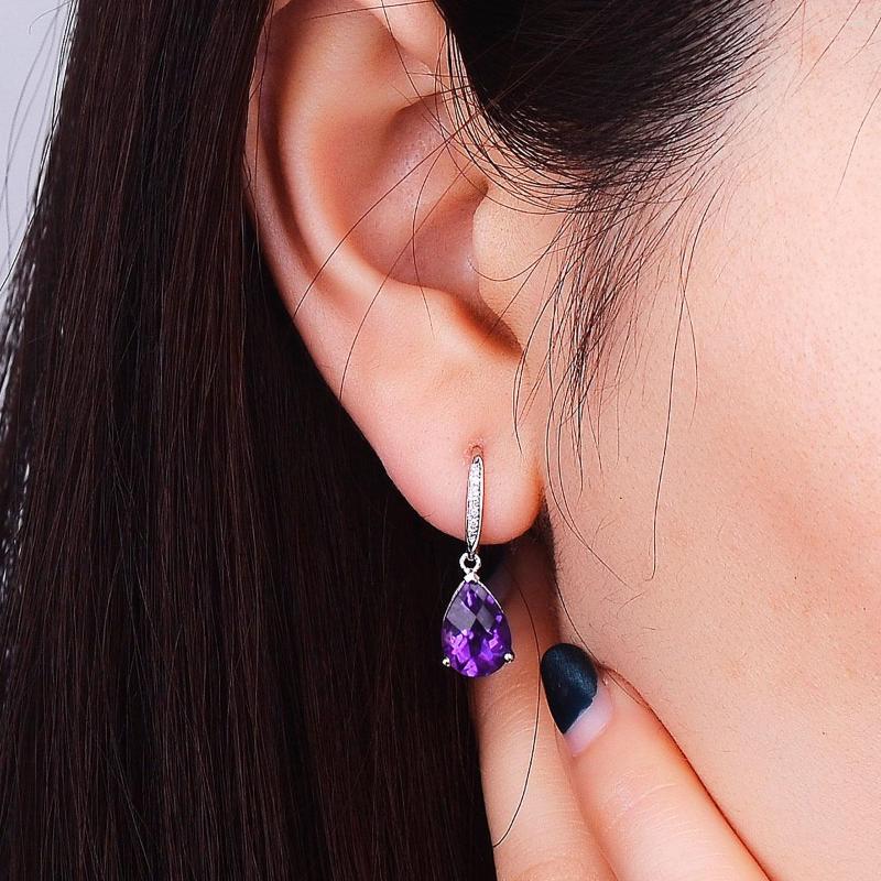 Stud Earrings Karachi Luxury Amethyst Color Gem Femininity Plated With Platinum Noble Day
Stud Earrings Karachi Luxury Amethyst Color Gem Femininity Plated With Platinum Noble Day