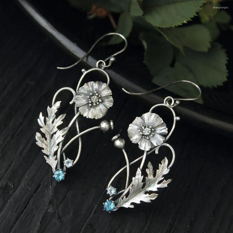 Dangle Earrings Vintage Ancient Silver Color Personality Design Flower Leaf Wrap Boutique Fashion Retro Women's
Dangle Earrings Vintage Ancient Silver Color Personality Design Flower Leaf Wrap Boutique Fashion Retro Women's