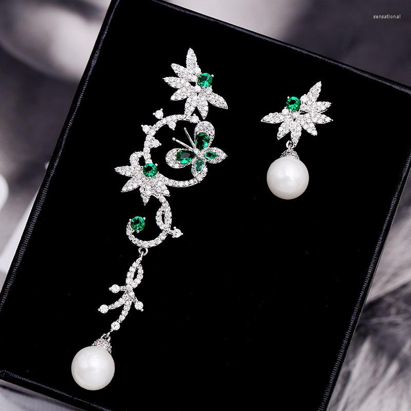 Dangle Earrings Asymmetric Butterfly Imitation Pearl Fashion Flower Brincos Long Statement Jewelry
Dangle Earrings Asymmetric Butterfly Imitation Pearl Fashion Flower Brincos Long Statement Jewelry