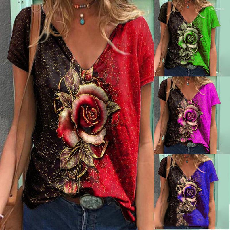 Women' T Shirts Loose T-shirts Women Jumpers Short Sleeve Tops Woman Pullover Female V-neck Sexy Fashion Oversize Flowers Cloth Undershit, Yellow
Women' T Shirts Loose T-shirts Women Jumpers Short Sleeve Tops Woman Pullover Female V-neck Sexy Fashion Oversize Flowers Cloth Undershit, Yellow
