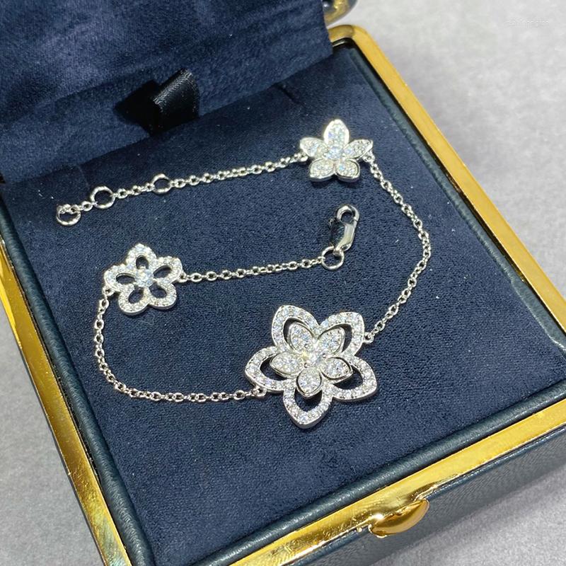 Charm Bracelets Summer High-quality Jewelry Ladies Cherry Blossom Flowers Shiny Exquisite Bracelet Birthday Gift Girl
Charm Bracelets Summer High-quality Jewelry Ladies Cherry Blossom Flowers Shiny Exquisite Bracelet Birthday Gift Girl