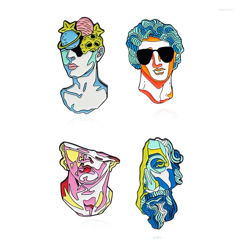 Brooches Ancient Rome Greece Statues Enamel Pins Art Sculpture Human Figure Friends Artwork Lapel Clothes Badge Metal Jewelry
Brooches Ancient Rome Greece Statues Enamel Pins Art Sculpture Human Figure Friends Artwork Lapel Clothes Badge Metal Jewelry