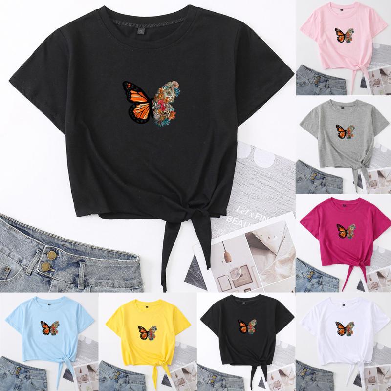 Women's T Shirts Girls Comfortable Casual Plus Size O-Neck Loose Butterfly Printed Button Tunic Shirt Tops Multicolor Optional Women, Black
Women's T Shirts Girls Comfortable Casual Plus Size O-Neck Loose Butterfly Printed Button Tunic Shirt Tops Multicolor Optional Women, Black