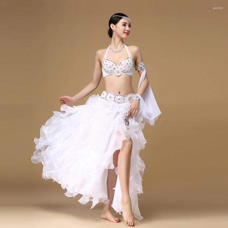 Stage Wear 2023 Performance Belly Dancing Costumes 3 Pieces Eastern Style Sequined Beaded Top Dance Bra Belt And Skirt, Design 2
Stage Wear 2023 Performance Belly Dancing Costumes 3 Pieces Eastern Style Sequined Beaded Top Dance Bra Belt And Skirt, Design 2