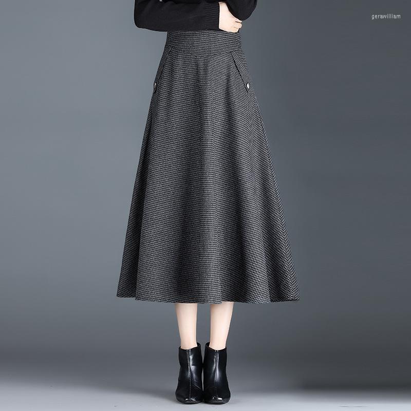 Skirts Thousand Bird Check Skirt For Women In Winter Woolen Medium Length Large Swing 2023 Thickened Umbrella, Thousand-bird plaid
Skirts Thousand Bird Check Skirt For Women In Winter Woolen Medium Length Large Swing 2023 Thickened Umbrella, Thousand-bird plaid