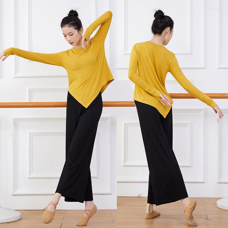 Stage Wear High Sense Wide Leg Pants Classical Dance Clothes Modern Training Women's Loose, Black top
Stage Wear High Sense Wide Leg Pants Classical Dance Clothes Modern Training Women's Loose, Black top