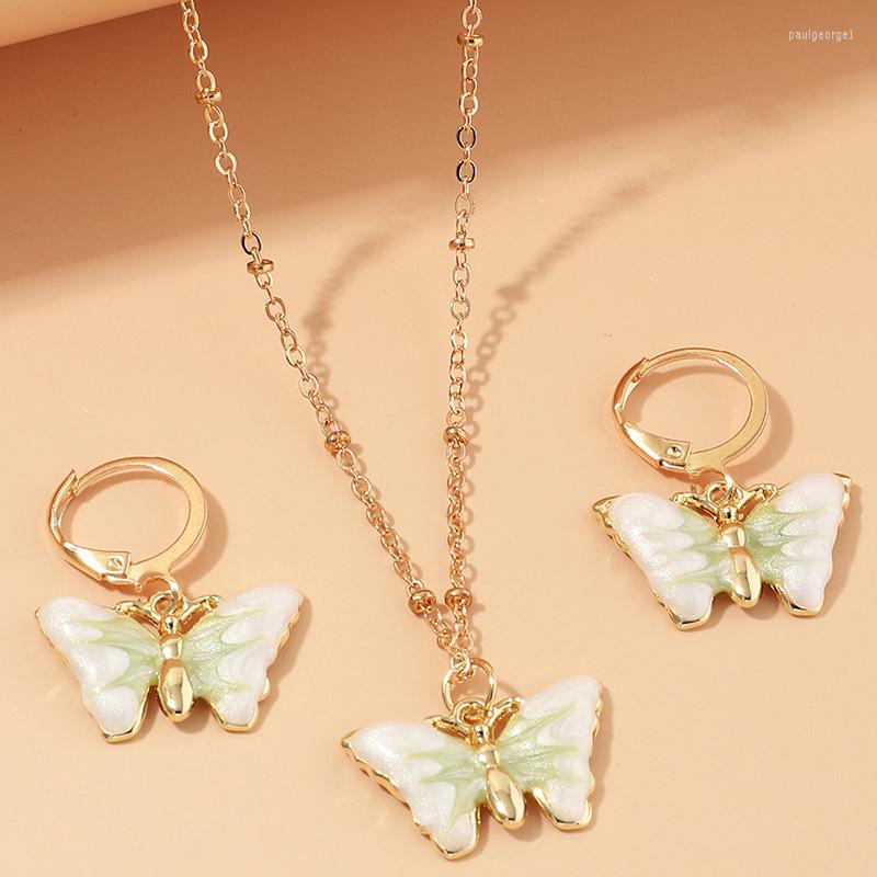 Necklace Earrings Set 2023 Summer Butterfly Womens Costume Bridal Jewelry Gold Necklaces For Girls Wedding, Picture shown
Necklace Earrings Set 2023 Summer Butterfly Womens Costume Bridal Jewelry Gold Necklaces For Girls Wedding, Picture shown