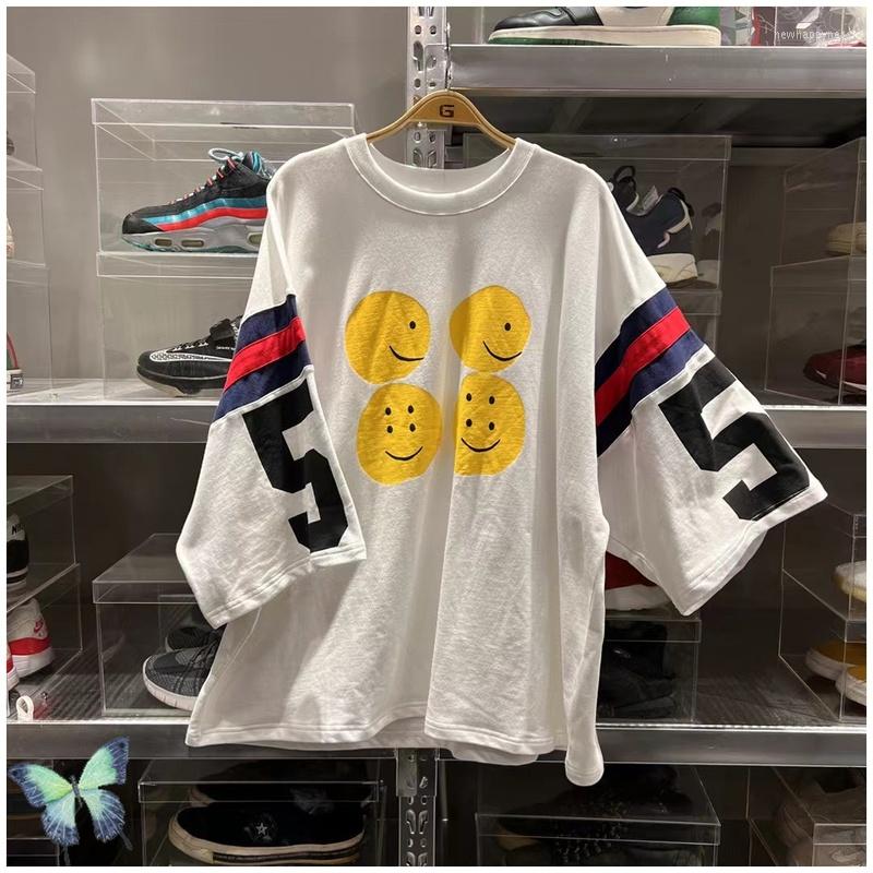 Men' T Shirts Kapital Oversize T-Shirt Men Women Foam Print High Quality 55 Logo Casual Short Sleeve Tops Tee
Men' T Shirts Kapital Oversize T-Shirt Men Women Foam Print High Quality 55 Logo Casual Short Sleeve Tops Tee
