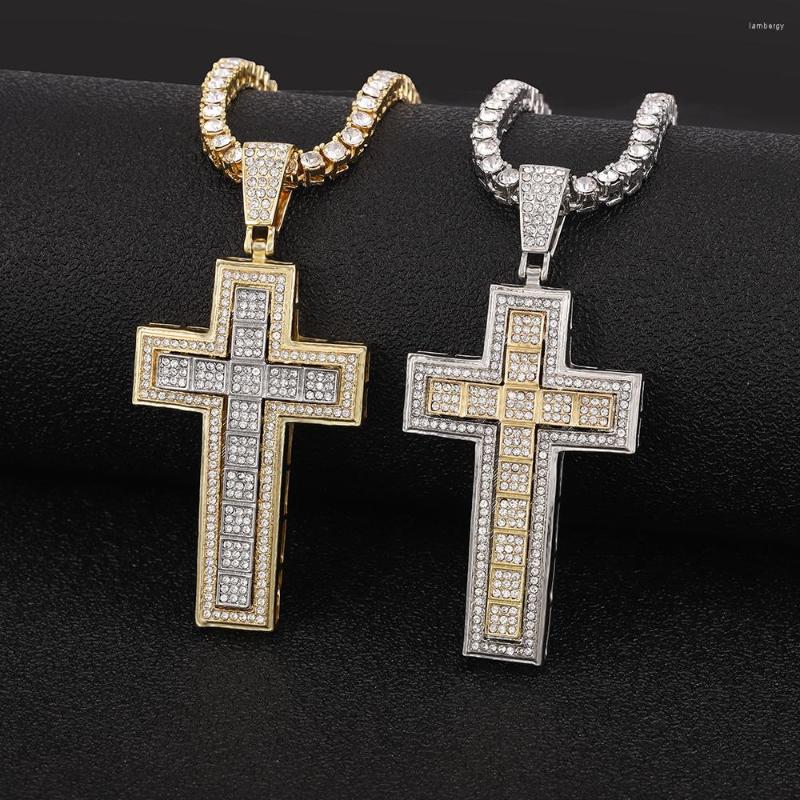 Pendant Necklaces 60cm Tennis Chain Men Women Hip Hop Cross Necklace With 4mm Zircon Iced Out Bling HipHop Jewelry
Pendant Necklaces 60cm Tennis Chain Men Women Hip Hop Cross Necklace With 4mm Zircon Iced Out Bling HipHop Jewelry