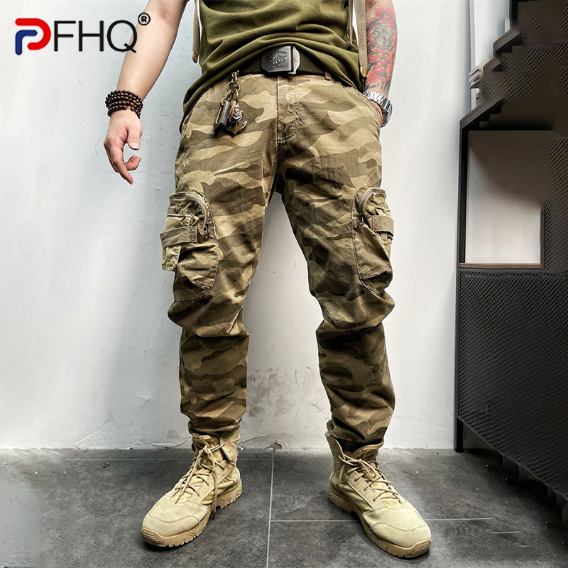 Men's Pants PFHQ Trendy Many Pockets Tough Guy Cargo Trousers Fashion Spring Casual High Quality Camouflage Overalls Pencil 230317, Yellow
Men's Pants PFHQ Trendy Many Pockets Tough Guy Cargo Trousers Fashion Spring Casual High Quality Camouflage Overalls Pencil 230317, Yellow