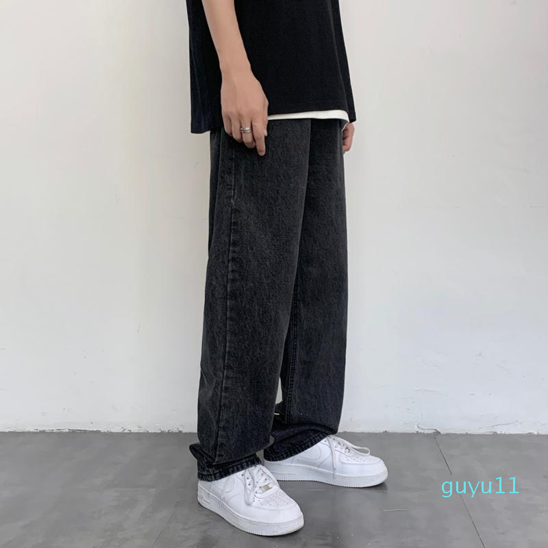Wide Leg Fashion Casual Baggy Blackbluewhite Men Streetwear Loose Hiphop Straight, Dark gray
Wide Leg Fashion Casual Baggy Blackbluewhite Men Streetwear Loose Hiphop Straight, Dark gray